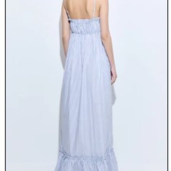 De Rococo Ruffled Poplin Maxi Dress - Picture 3 of 6